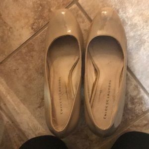 Tan heels worn once